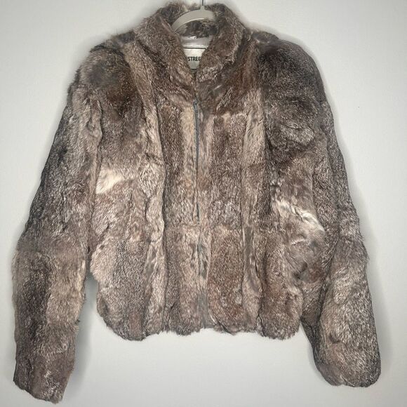 Fleet Street Fur Bomber Jacket